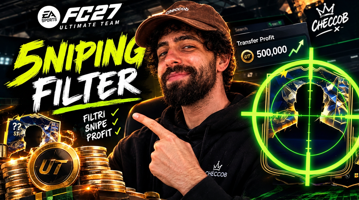 Sniping filter FC 27: i migliori filtri per il mercato Ultimate Team