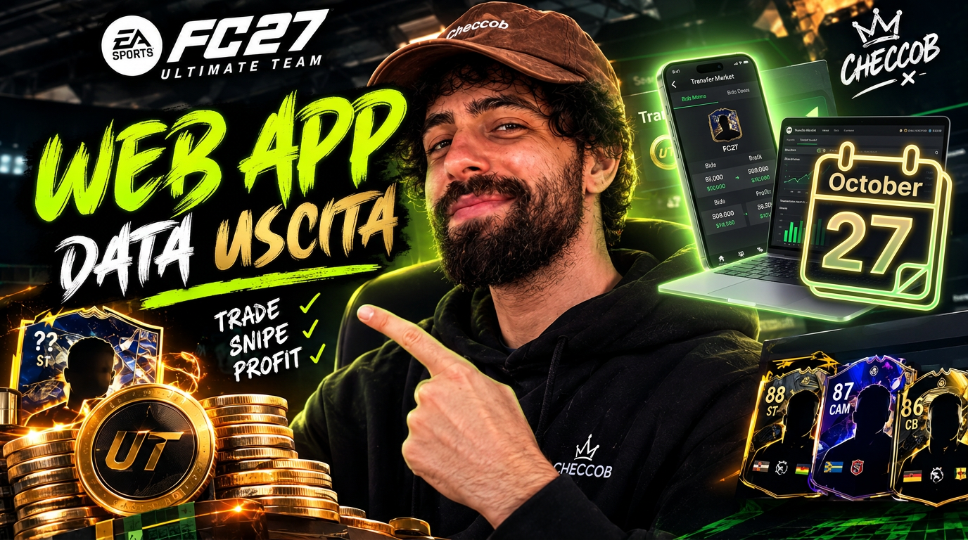 Web App FC 27 e Companion App: data di uscita e come accedere